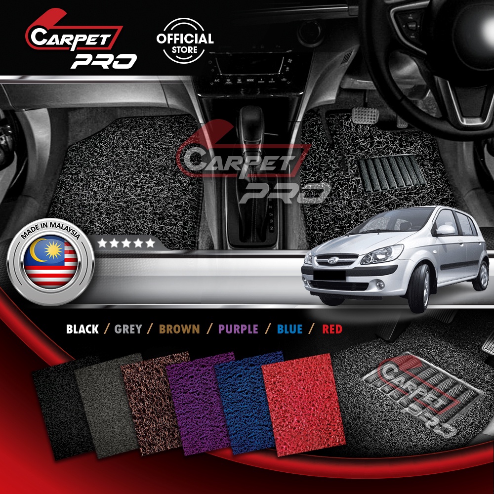 [Ready Stock] Hyundai Getz (2002 2011) Car Mat Coil Carpet Karpet