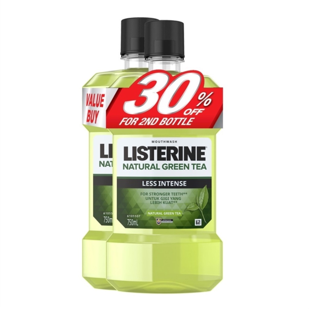 LISTERINE Listerin Green Tea 750ML Twin Pack Shopee Malaysia