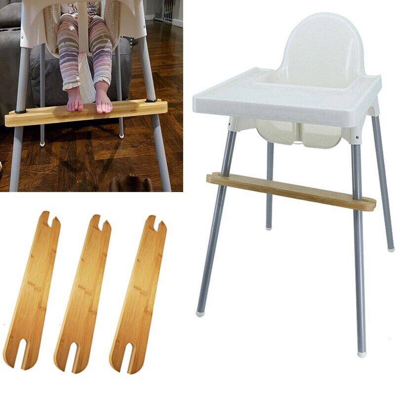 Malaysia Stock Fast Shipping Baby Footrest Natural Bamboo Baby Highchair Foot Rest High Chair