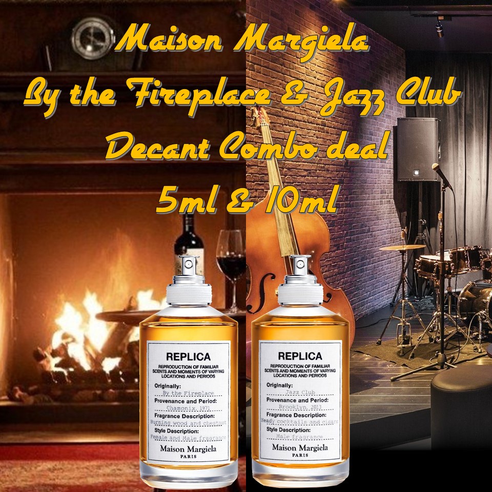 Original By the Fireplace & Jazz Club decant Combo 5ml/10ml Shopee
