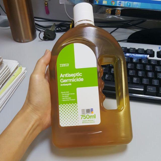[Ready stock] Tesco Antiseptic Antibacterial Germicide Brown Liquid