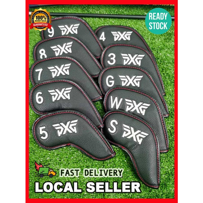 10pcs PXG New Golf Iron Cover Golf Head Cover Iron Headcovers with Long