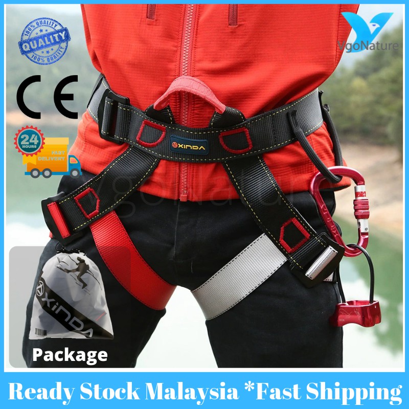 VgoNature Safety Harness Sit Harnesses Half Body Safety Belt Heavy Duty Waist Support Outdoor
