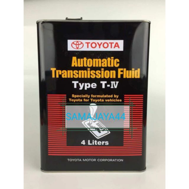 Toyota Automatic Transmission Fluid ATF Type TIV BeeCost