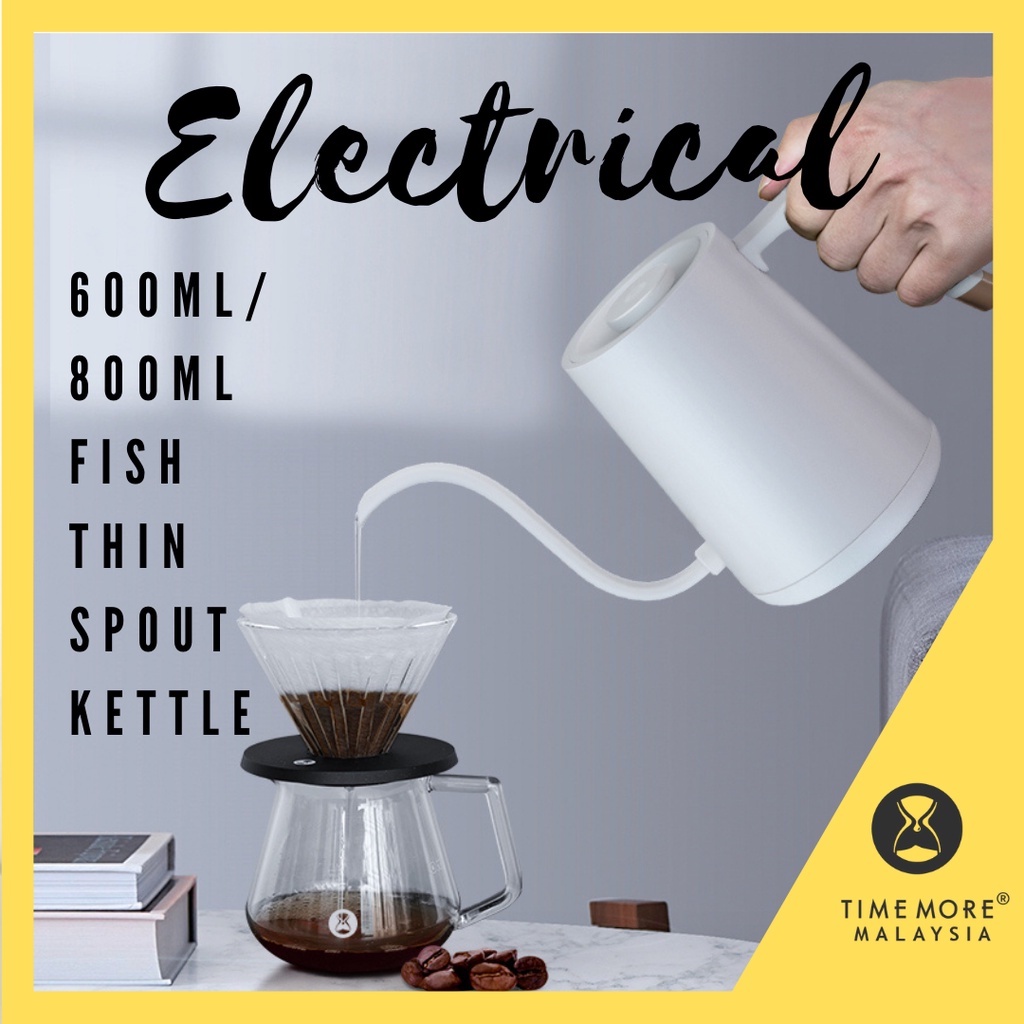 [ TIMEMORE MALAYSIA ] Fish Smart Electric Pour Over Kettle 600ml