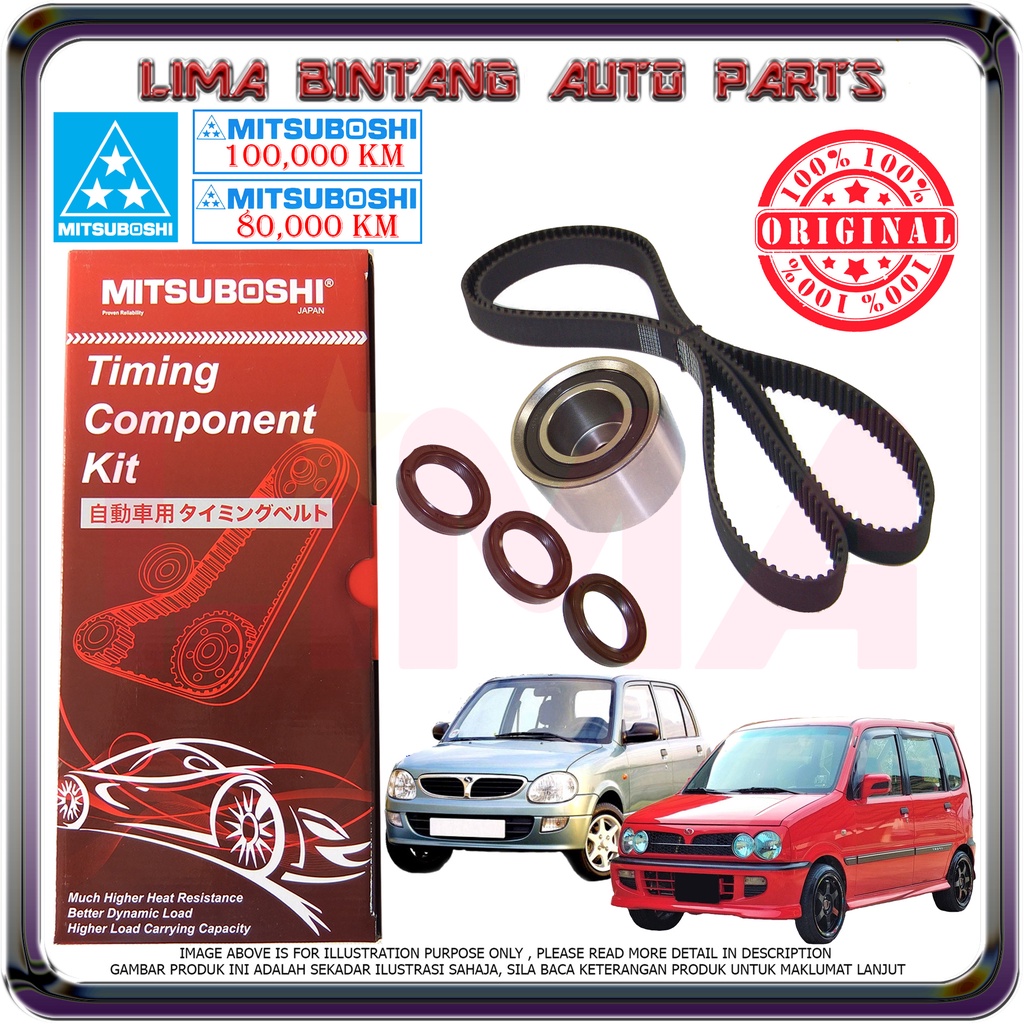 Perodua Kelisa , Kenari Timing Belt Kit Set Mitsuboshi *Original* ( EJ