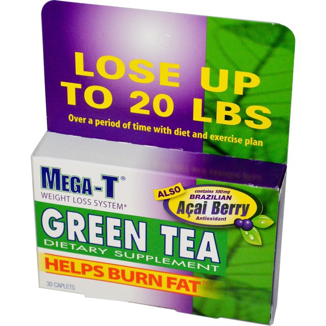 Mega T Weight Loss System Green Tea Acai Berry WeightLossLook