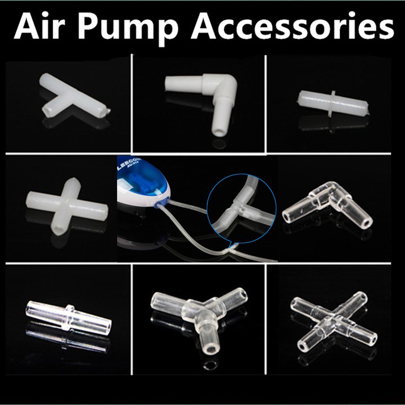 12Pcs /Lot Aquarium Airline Tube Connectors Air Flow Check Valves for 3