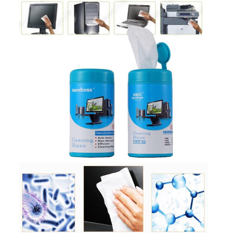 Handboss 88pcs Wet Cleaning Wipes For Electronic Devices Shopee Malaysia