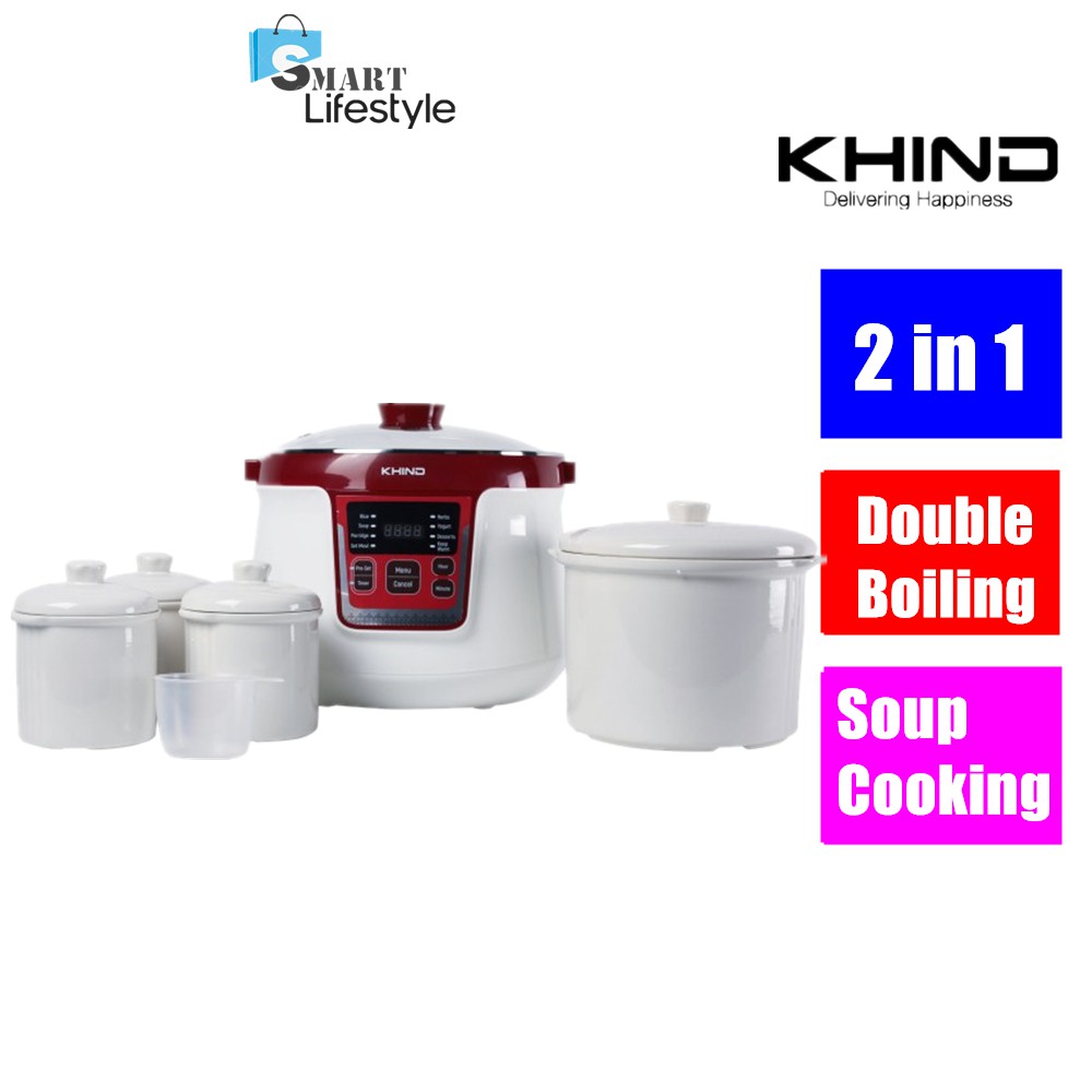 Khind Double Boiler (3.2L) DB32N Shopee Malaysia