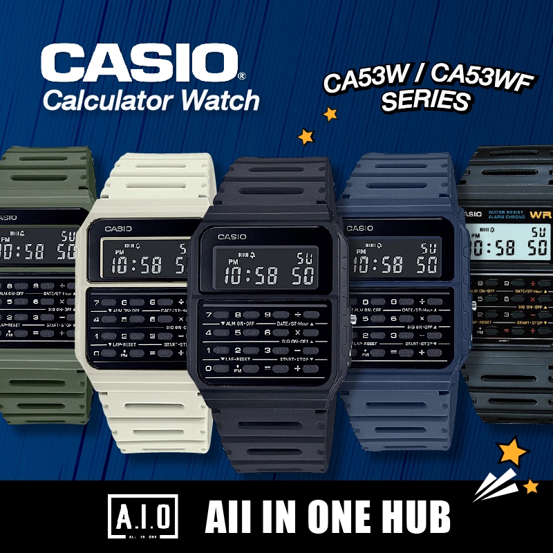 *100 Authentic* Casio Calculator Men CA53W / CA53WF (CA53W / CA53WF
