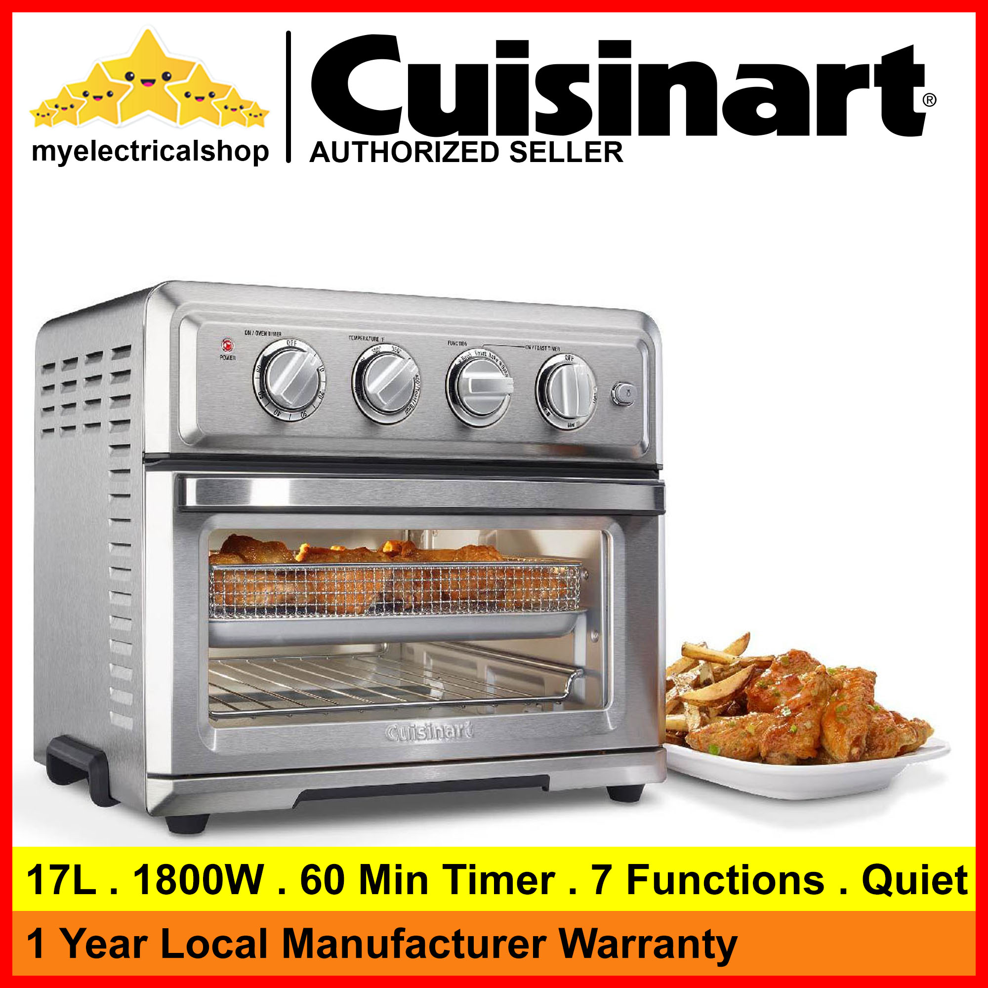 Chefman Air Fryer Toaster Oven XL 20 L, Healthy Cooking, 40 OFF