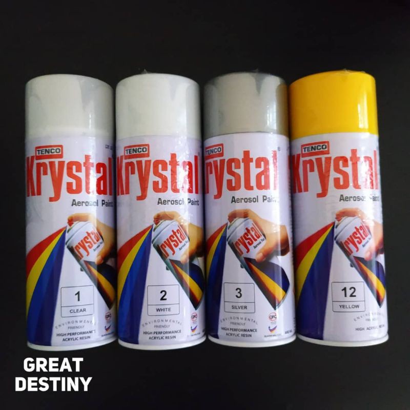 Krystal Aerosol Spray Paint 400ml Shopee Malaysia