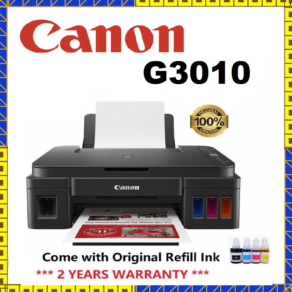Canon Pixma G3010 All In One Ink Tank Wifi Printer G 3010 Shopee Malaysia