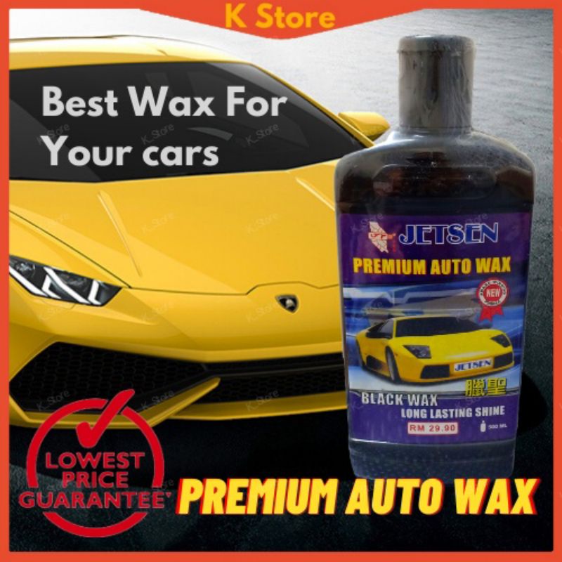 Car Polish Wax Premium Autowax Black Wax 500ml Shopee Malaysia