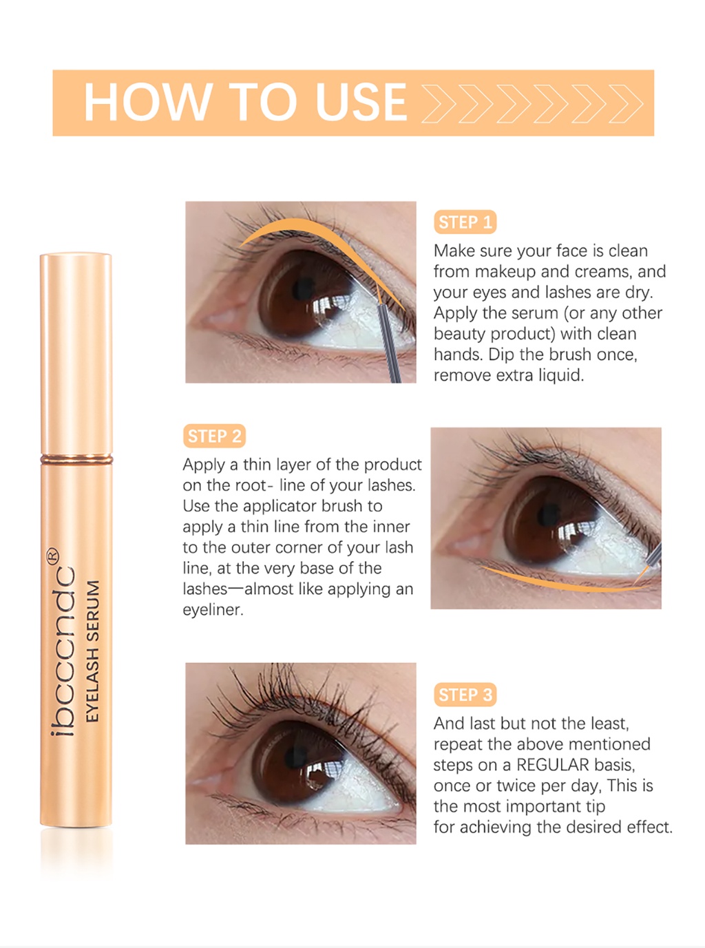 ibcccndc Eyelash Growth Enhancer Serum (5ml) Shopee Malaysia
