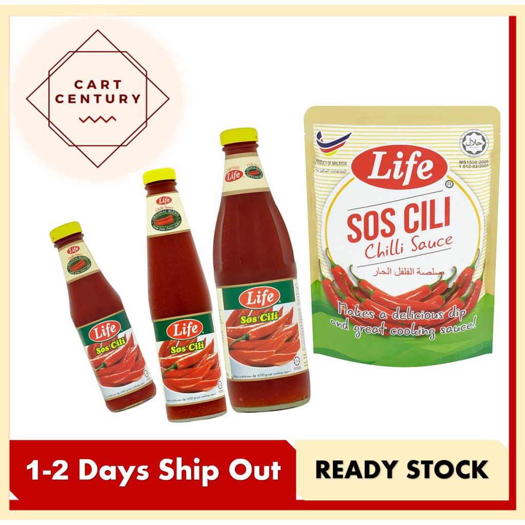 *HALAL*Life Chili Sauce (Life Sos Cili) / 340g/500g/725g/ 1kg *FREE