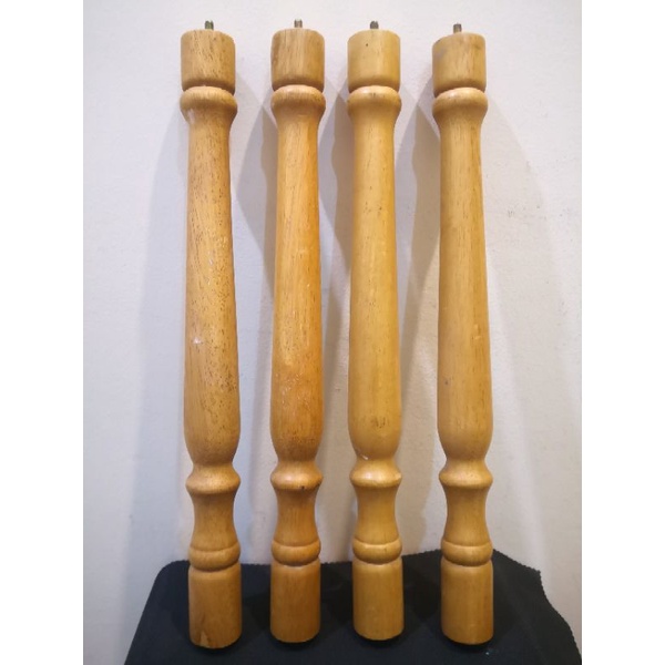 Kayu Larik Tiang Pagar Larik Musang WOOD STICK ROD POLE COLUMN WOODEN