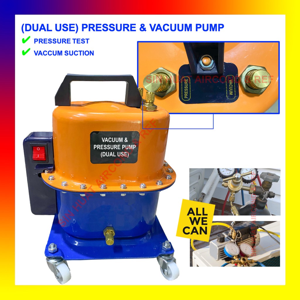 (2 IN 1) Aircond Vacuum Pump Dual Use ( Suction & Pump ) Tarik Gas Pump