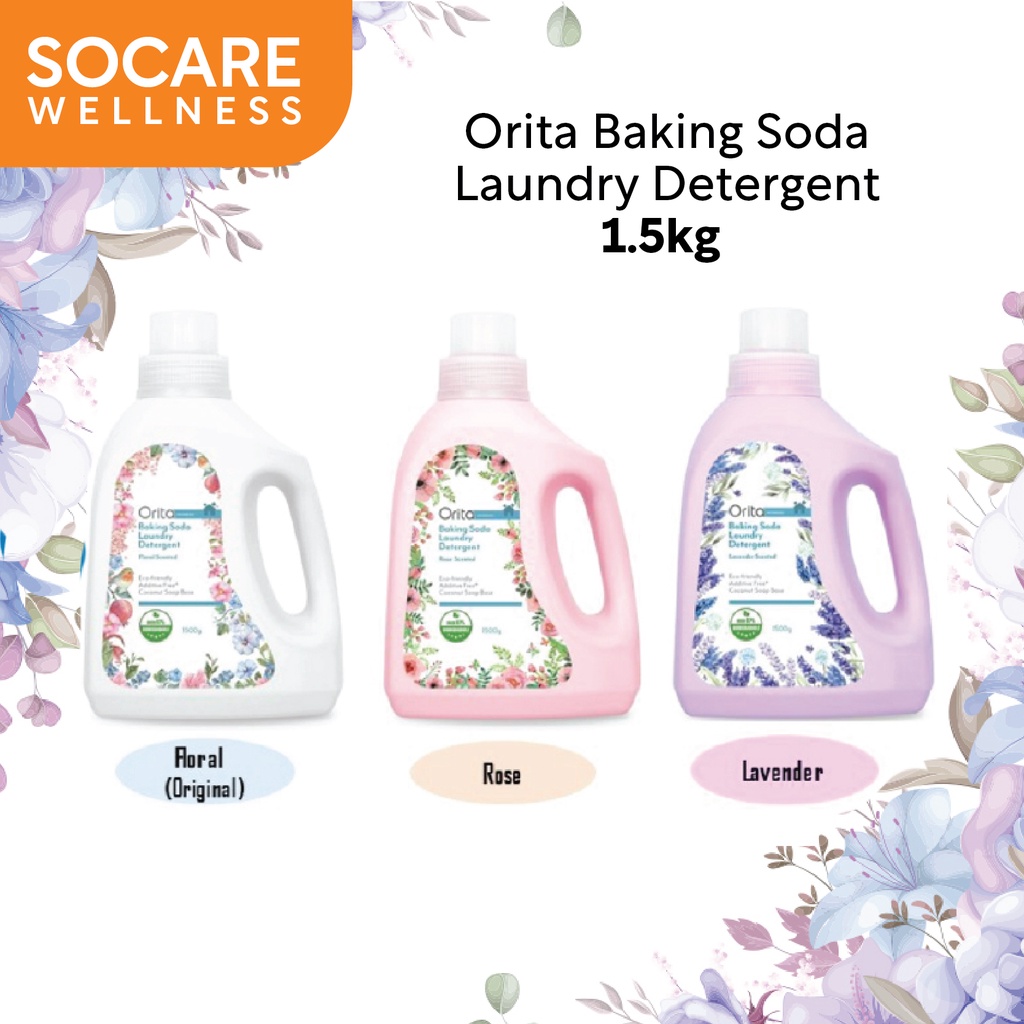 Orita Baking Soda Laundry Detergent 1500g Shopee Malaysia
