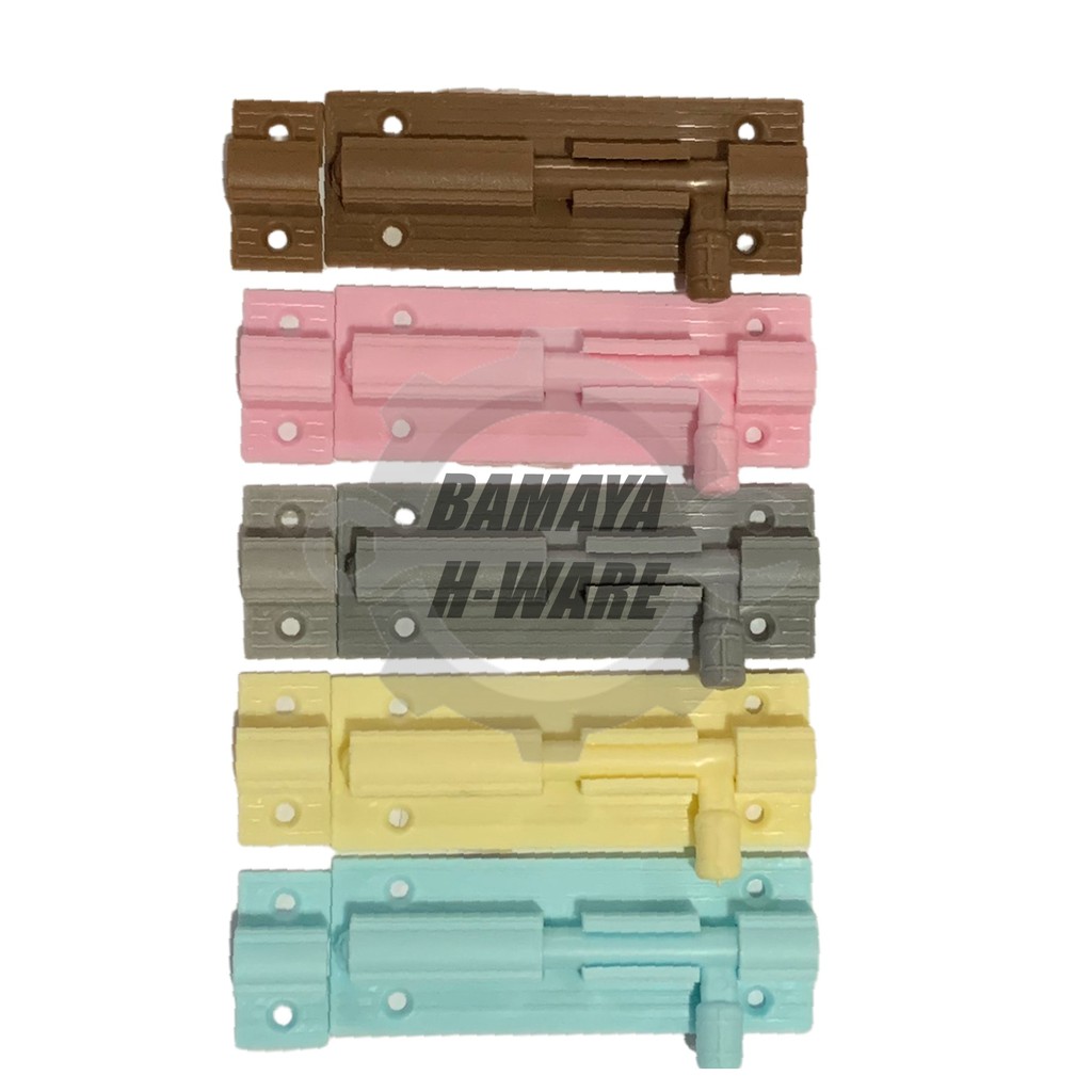 PVC Door Latch with Screws. Bathroom PVC Door Latch Shopee Malaysia