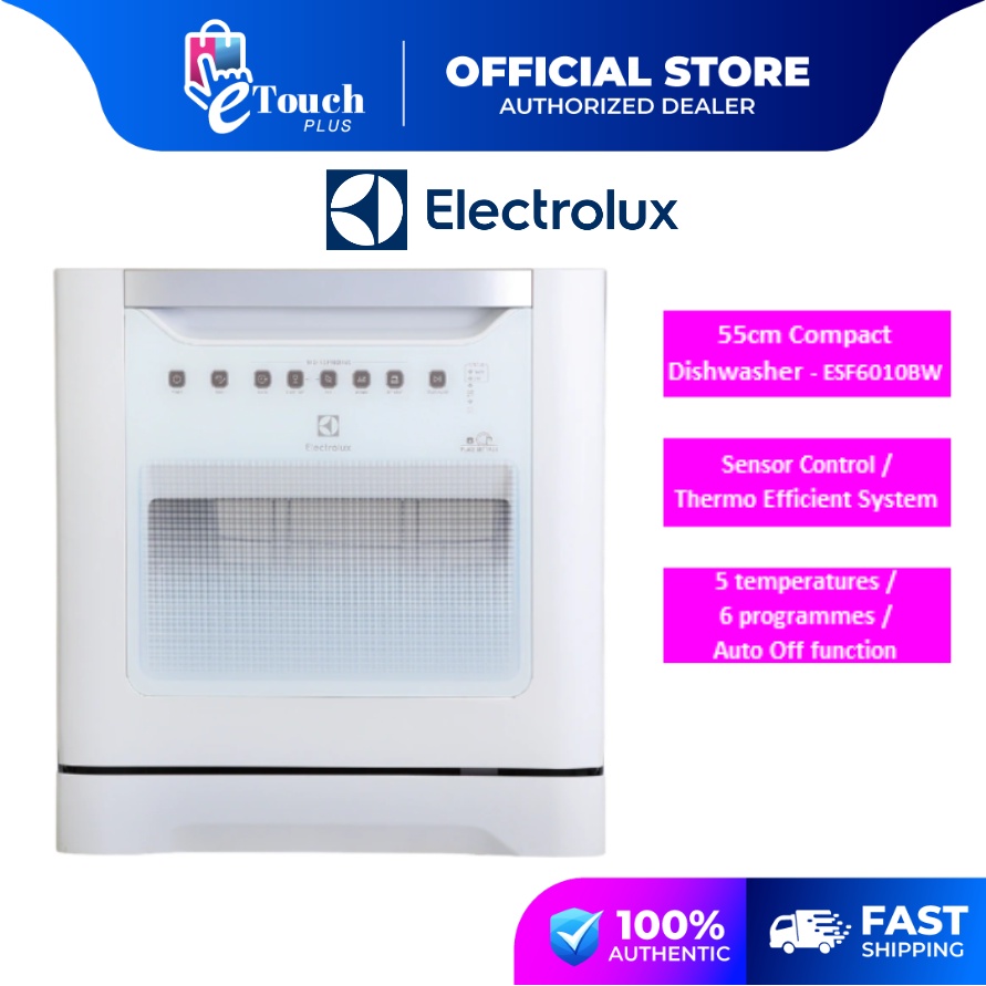 Electrolux Dishwasher Free Standing 8 Setting ESF6010BW / Toshiba