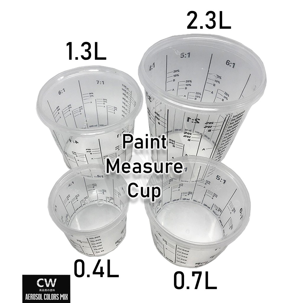 Automotive Paints Mixing Measure Cups For Paint CW Shopee Malaysia
