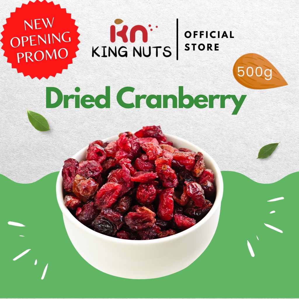 King Nuts Dried Cranberry 500g Shopee Malaysia
