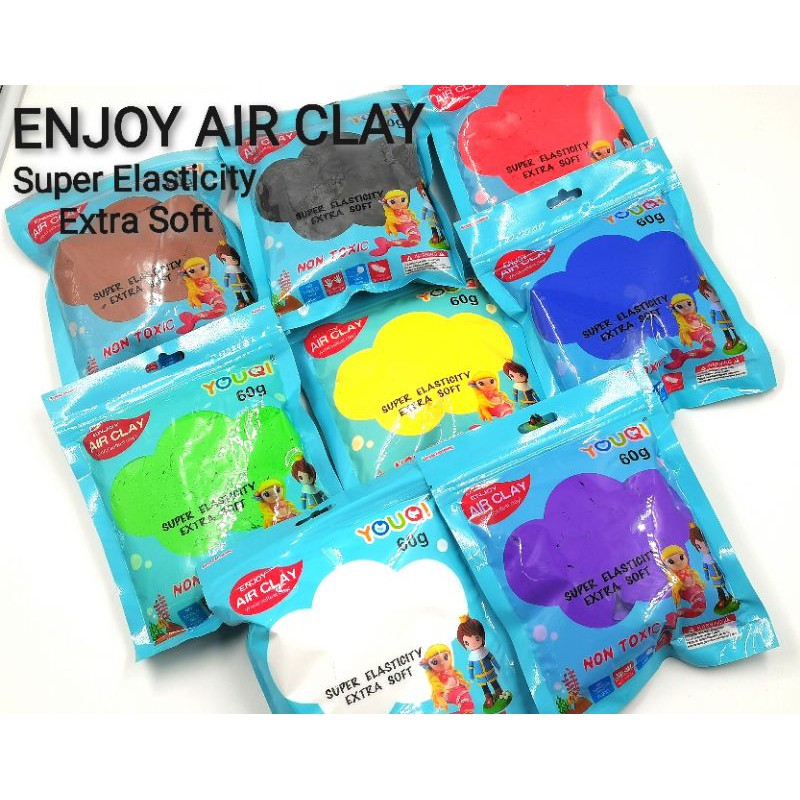 ENJOY AIR CLAY 60g AIR DRYING STYLE NONTOXIC Shopee Malaysia
