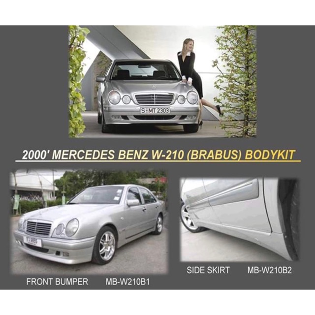 Mercedes Benz w210 prefacelift Brabus amg bodykit body kit front rear
