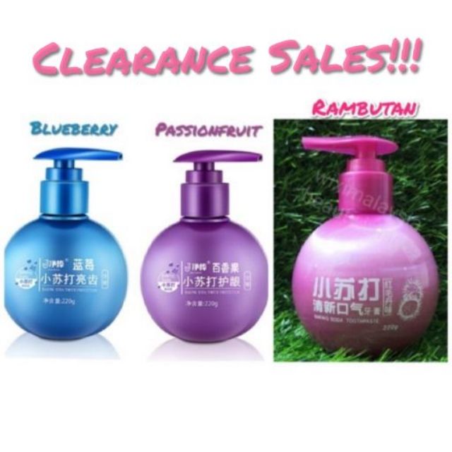 Tik Tok Intensive Stain Removal Whitening Toothpaste ubat gigi pemutih 小苏打牙膏 Shopee Malaysia