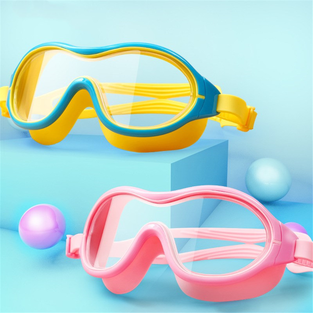 314 Years Antifog HD Professional Kids Baby Swimming Goggles Glasses Silicone Frame Resin Boys