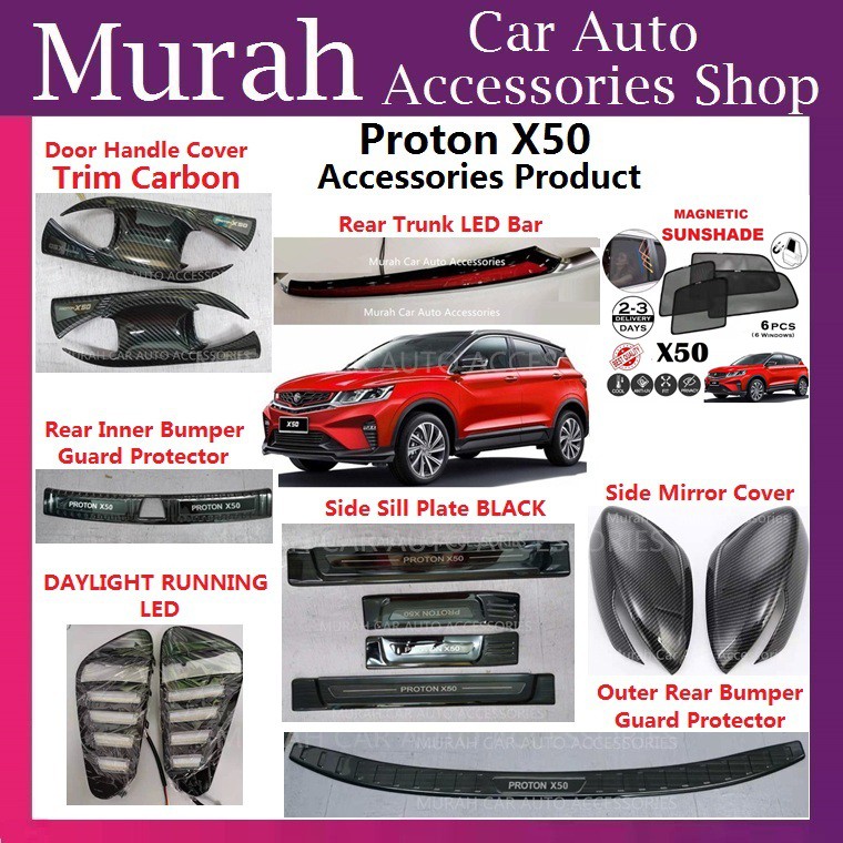 Proton X50 ACCESSORIES PRODUCT DAYLIGHT RUNNING LED SUNSHADE