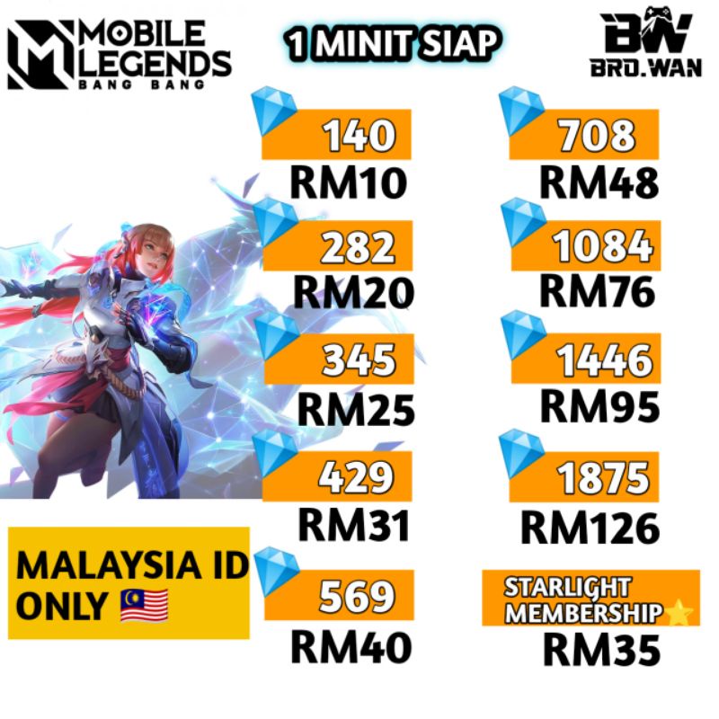 MLBB Diamond ML Diamond Top Up Diamond Mobile Legends Legend Murah Mobile Legend Diamond