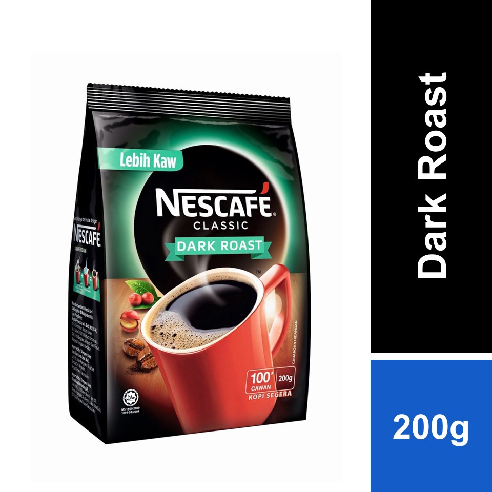 Nescafe Classic Dark Roast 200g Shopee Malaysia