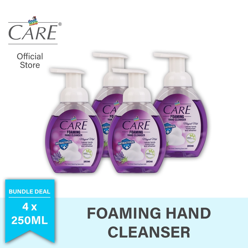 Goodmaid CARE Foaming Hand Cleanser 250ml Magical Mist ( BUNDLE OF 4