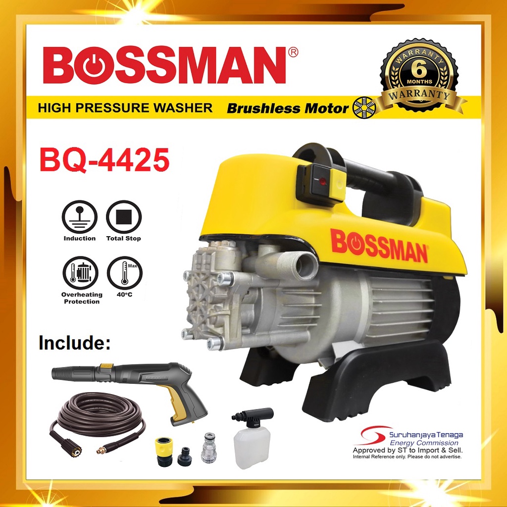 Bossman 1800W Brushless Motor High Pressure Cleaner BQ4425 / Waterjet