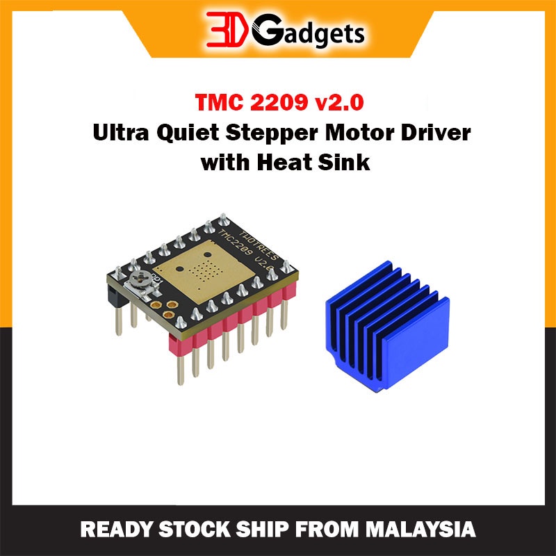 TMC 2209 V2.0 Ultra Quiet Stepper Motor Driver for 3D Printer Shopee