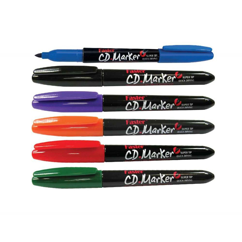 Faster CD Marker Pen (Black) Shopee Malaysia