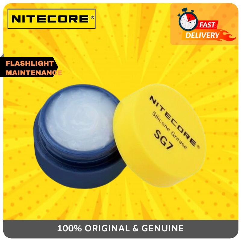 NITECORE Silicone Grease SG7 for Flashlights Maintenance Shopee Malaysia