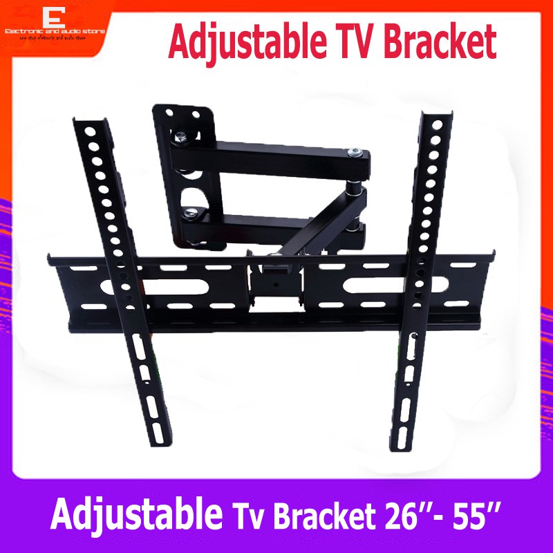 TV Bracket 26 55 inch LCD LED bracket Fully Adjustable Tilt Triple Arm