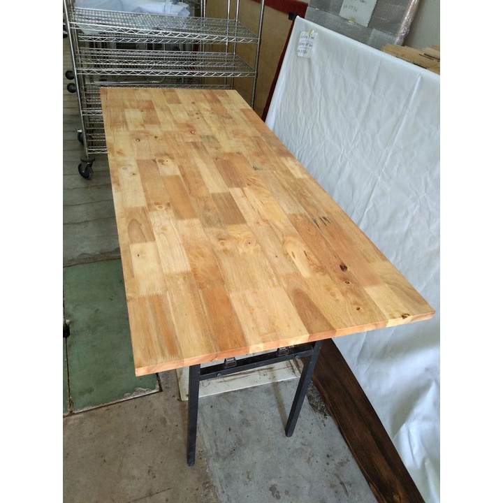 Rubberwood Table Top Kayu Getah 16mm Custom Cut Shopee Malaysia