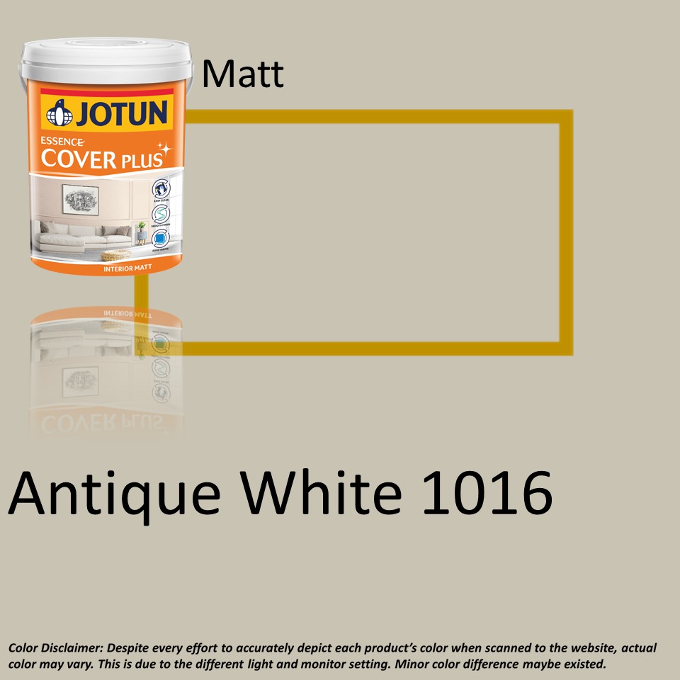 Jotun Paint 1L Essence Cover Plus Matt 1016 Antique White / wall