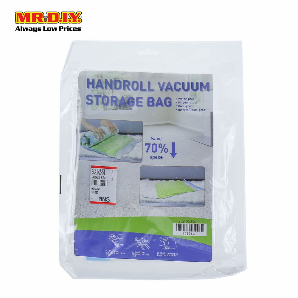 MR.DIY Handroll Vacuum Plastic Storage Bag (50cm x 70cm) Shopee Malaysia