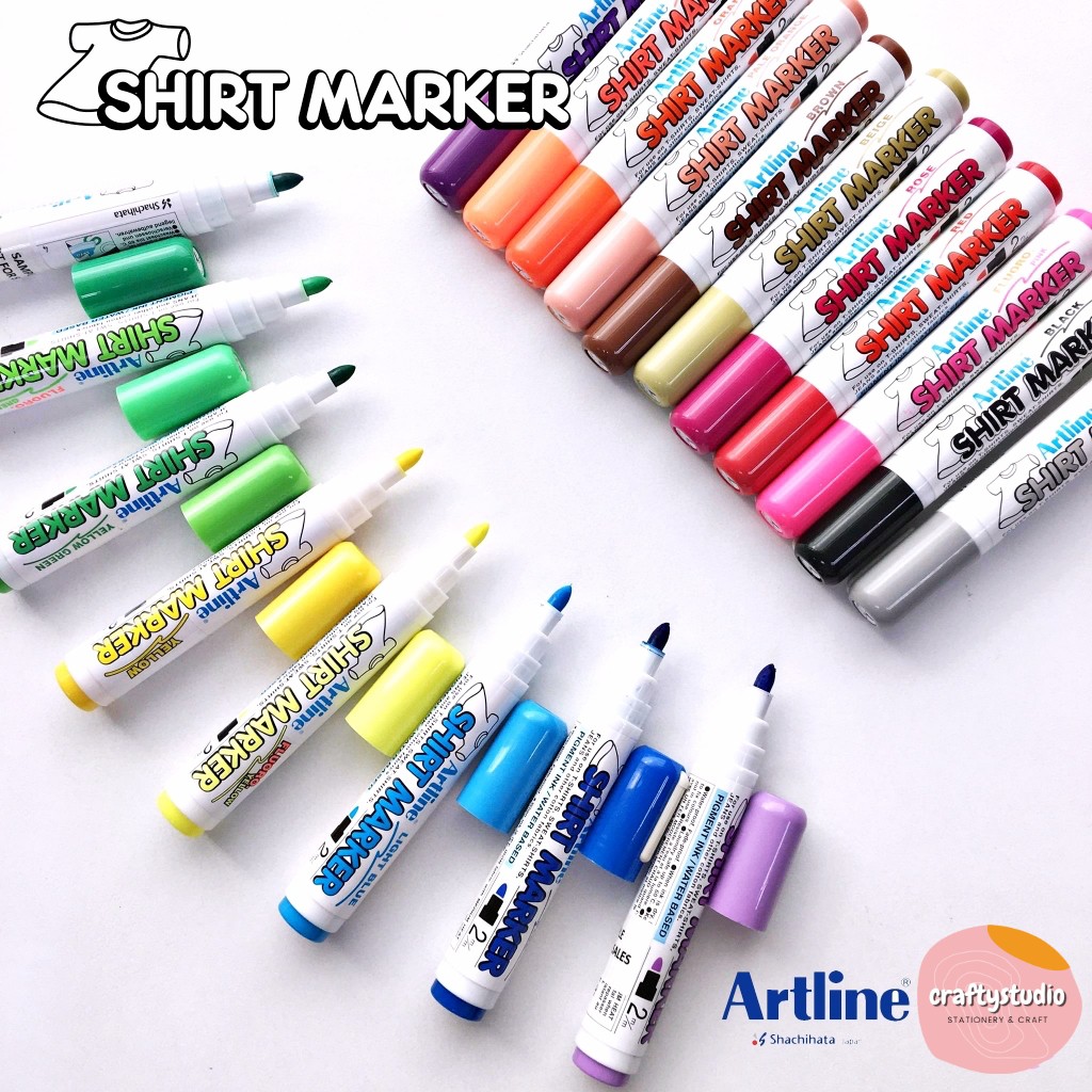 Artline TShirt Marker (EKT2), Fabric Marker Pen, Fabric Marker