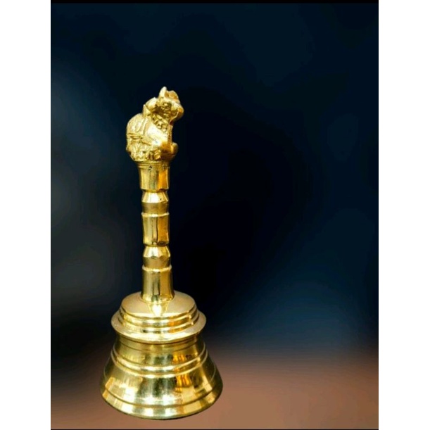 BRASS POOJA BELL USING FOR HOME / TEMPLE Shopee Malaysia