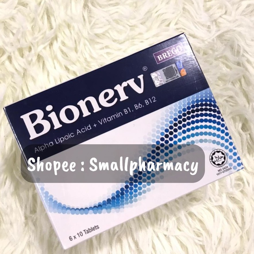 Bionerv Alpha Lipoic Acid (ALA) and Vitamin B Complex (Vitamin B1, B6