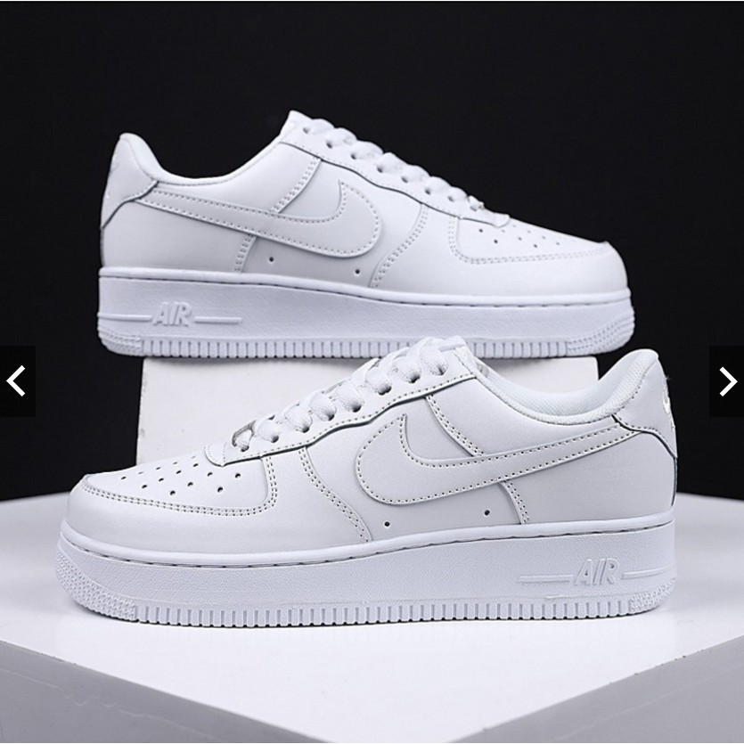 【🇲🇾READY STOCK】NIKE Air Force One AF1 Triple White Unisex Mens Ladies
