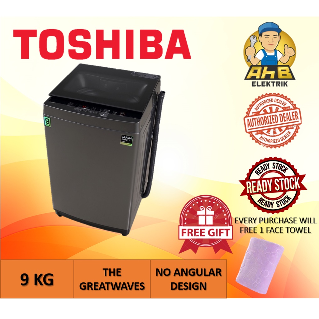 Toshiba Washing Machine (9kg) AWJ1000 Shopee Malaysia