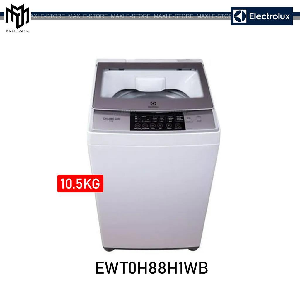 Electrolux Top Load Washing Machine Cyclonic Care Pulsator (10.5 kg) EWT0H88H1WB Shopee Malaysia
